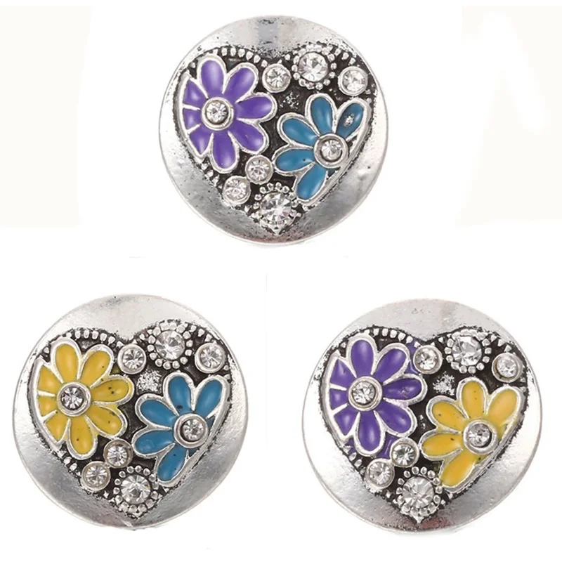 10 шт./лот ювелирные изделия в форме цветка любовника золота стразы металлические