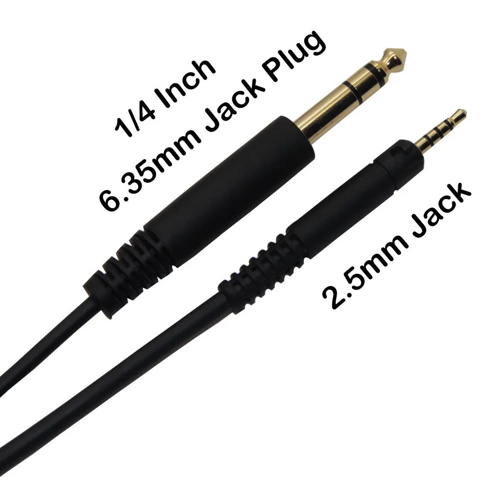 Сменный кабель для наушников POYATU 1/4 дюйма 6 35 мм до 2 5 Sennheiser HD569 HD579 HD559 HD 599 шнур 10
