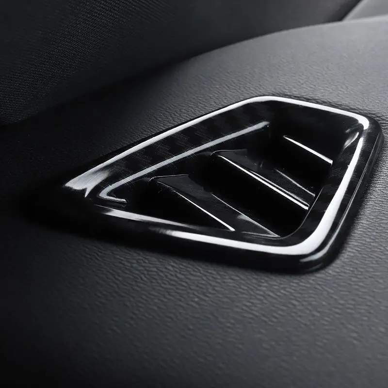 

Для Volvo XC60 2018 2019 ABS углеродное волокно автомобильный передний маленький воздушный выход декоративная крышка отделка автомобильные аксессуа...