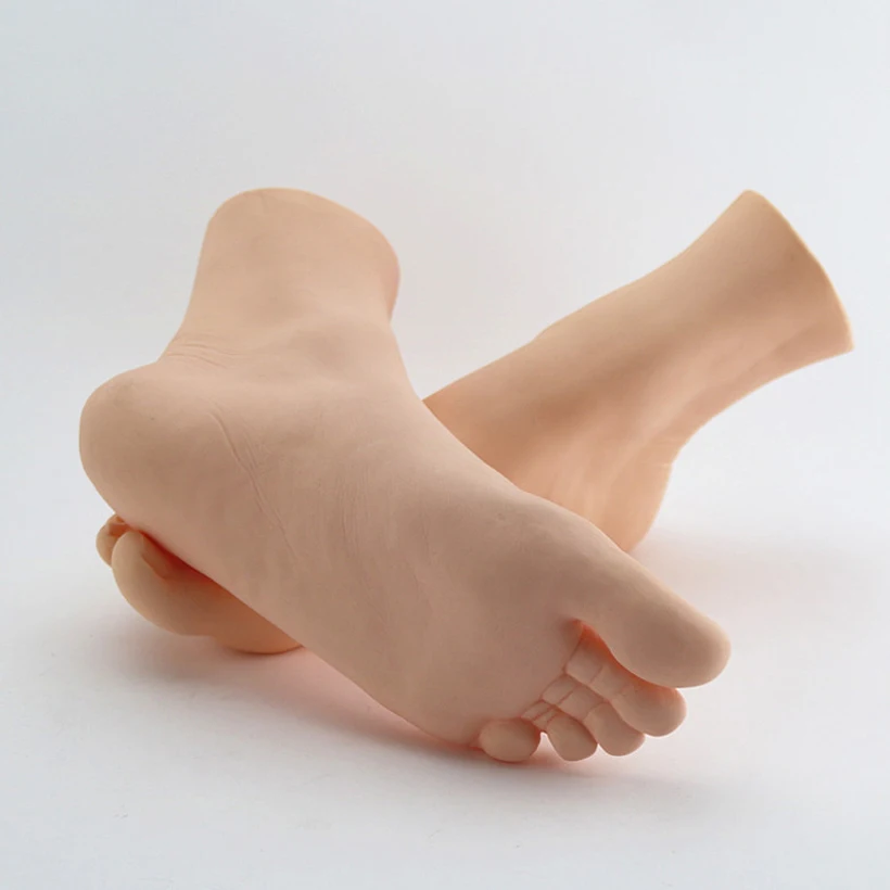 Новинка 1 предмет для женщин похожая на настоящую ступня ноги манекена