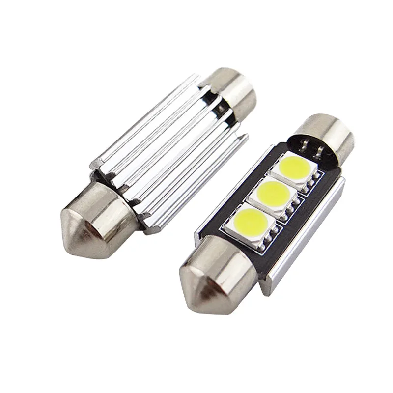 2 шт. 36 мм/39 мм/41 мм C5W 3SMD 5050 светодиодный CANBUS без ошибок гирлянда лампа автомобиля