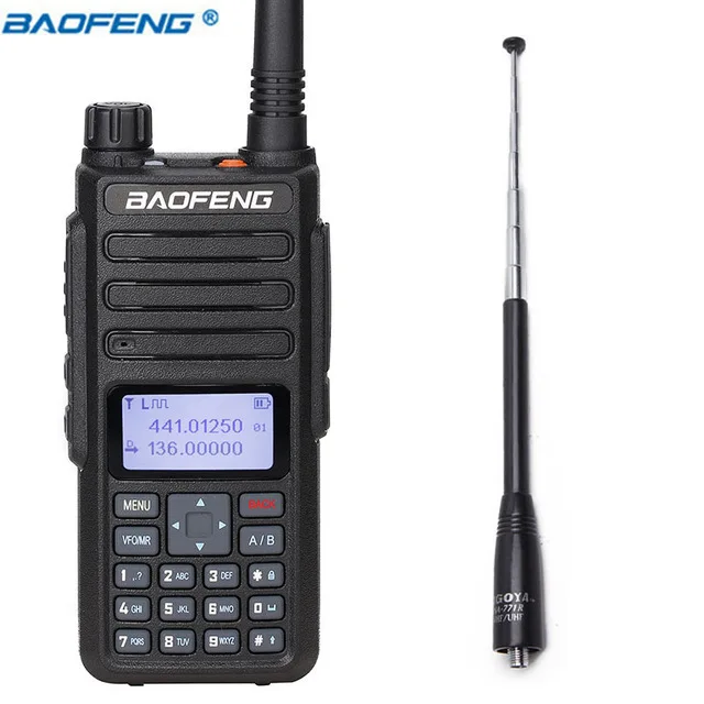 Add 771R Antenna Baofeng DM-860 цифровая рация tier 1& 2 tier ii Dual Time Slot DMR Digital/Analog DM-1801 Ham Портативное двухстороннее радио - Цвет: Add 771R Antenna