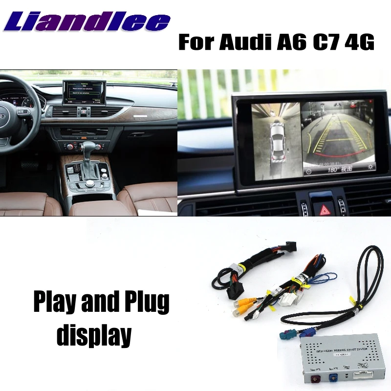 Комплект Liandlee для парковочной камеры с интерфейсом заднего вида Audi A6 C7 4G MMI