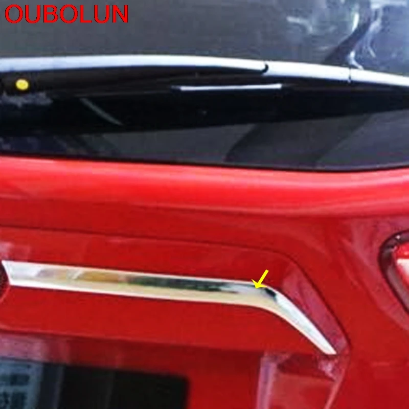 OUBOLUN 4 шт. для 5 дверного хэтчбека Subaru XV 2017 2018 ABS хром внешние аксессуары верхняя