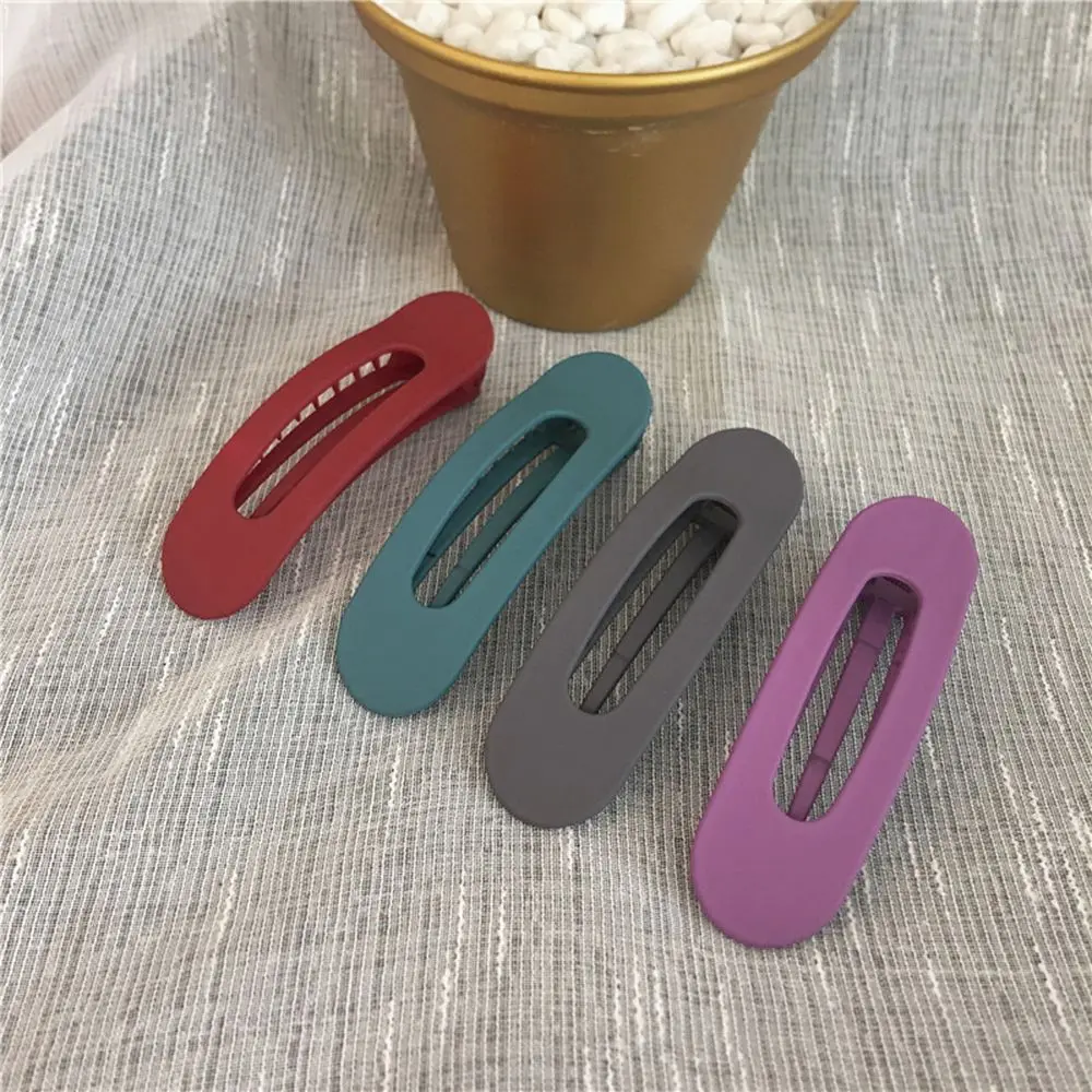 Новые поступления женские крупные заколки для волос однотонные акриловые в