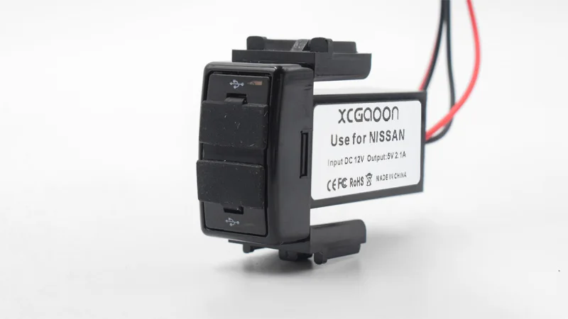 XCGaoon Специальный 5 в 2.1A 2 USB интерфейс разъем автомобильное зарядное устройство адаптер для NISSAN, DC-DC Преобразователь мощности