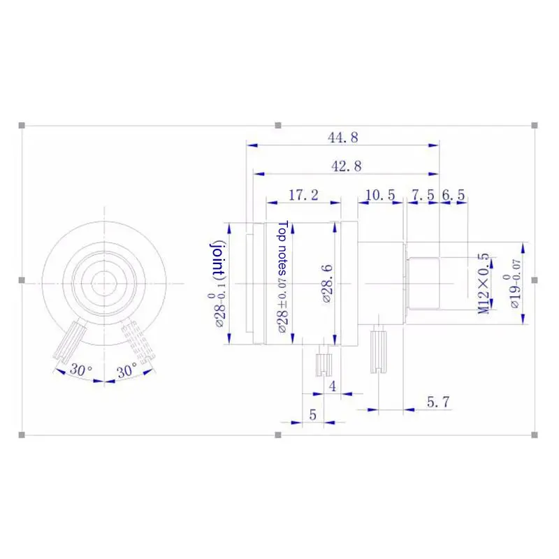 HD cctv объектив 3.0MP M12 2,8-12 мм варифокальный cctv IR HD объектив, F1.4, ручной фокус зум