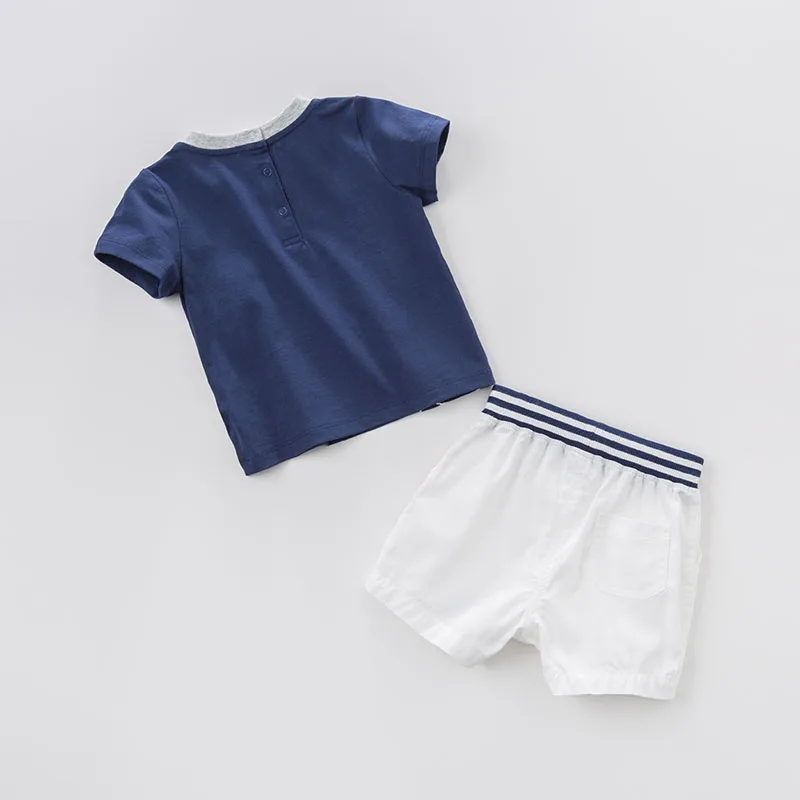 DBA6333 dave bella summer baby boy's clothing sets children infant toddler suit kid's high quality clothes |