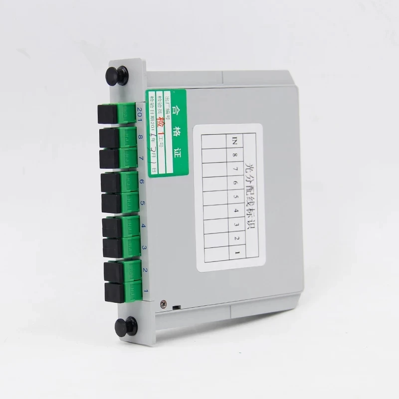 5 шт. 1x8 волоконно-оптический распределитель LGX в коробке GEPON FTTH SM SC/APC 1*8 ПЛК