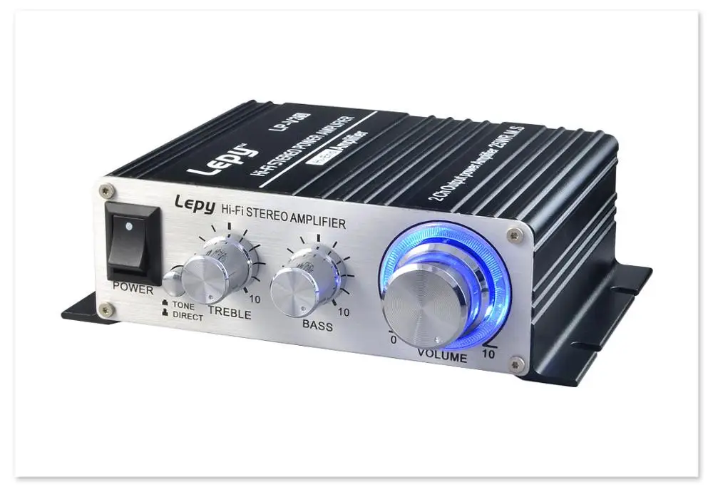 50 шт./лот Lepy LP 2024A + 20 Вт Hi Fi усилитель класса T цифровой стерео адаптер питания