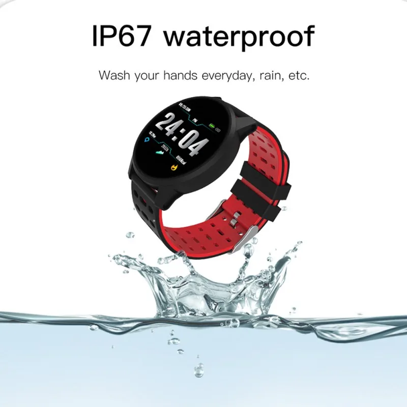 Bluetooth Colour Screen Smart Watch Step Counter Heart Rate Blood Pressure Monitor SmartWatch Bracelet Wristband L5 | Электроника