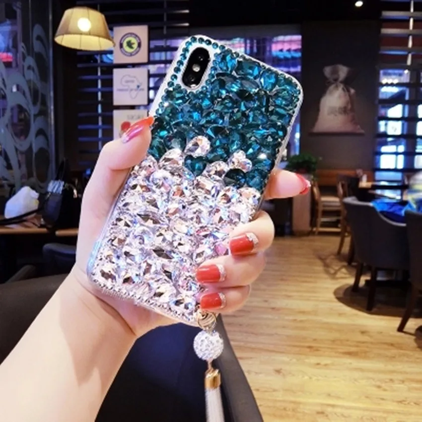 Роскошный мягкий чехол для телефона Xiaomi 9 8 SE 5 5S Plus 5X 6 Redmi 7 Note 4 4X 5A с бриллиантами и