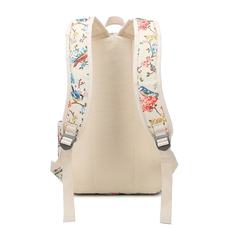 Tourya Птица Отпечатано Рюкзак Женщины Школьные для Подростками Девушки Дорожная