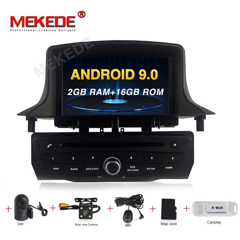 camera DVR carplay Android автомобильный мультимедийный плеер для Renault Megane 3/Renault Fluence 2009+ автомобильный стерео головное устройство gps навигация Радио магнитофон - Цвет: camera DVR carplay