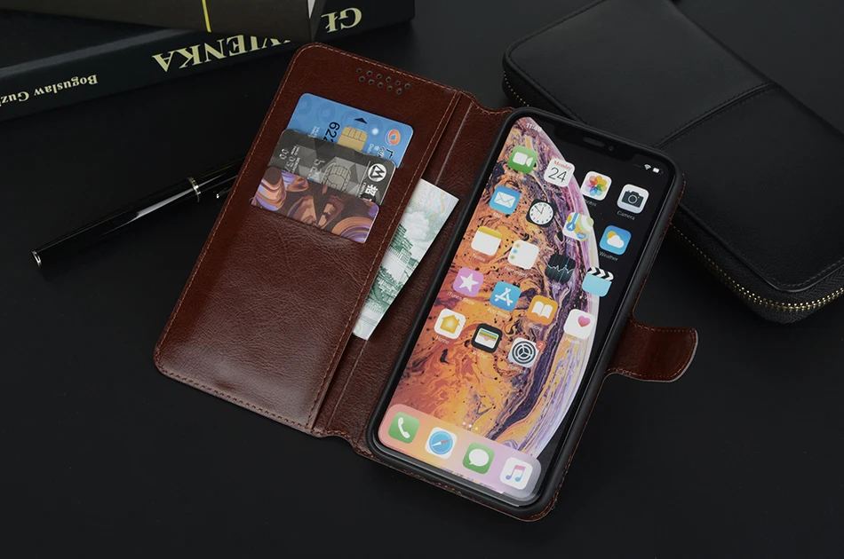 Кожаный мягкий чехол для Homtom HT27 HT37 HT30 HT26 S12 S8 флип чехлы-бумажники | Мобильные
