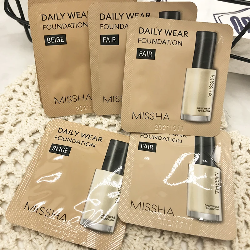 MISSHA ежедневная одежда образцы основы 1 мл 10 шт./лот BB крем CC корейская