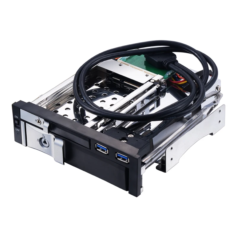 Uneatop ST7226U 2 5 + 3 дюймов Dual Bay лоток уменьшенного использования пластин SATA Внутренний