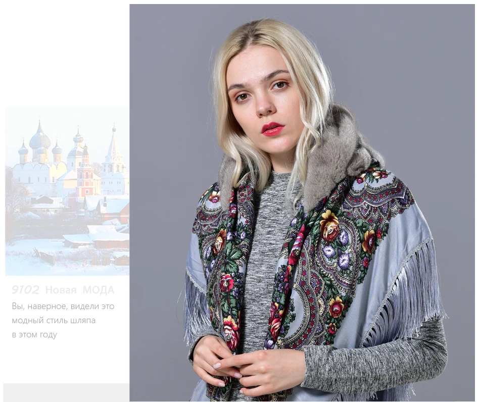 Норковая меховая шапка для женщин, зимняя модная роскошная женская теплая стильная элегантная шапка-шарф с кисточками