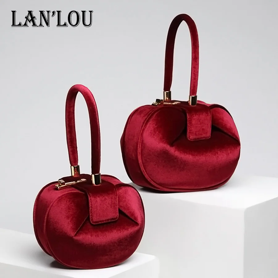 LAN LOU Модные Сумки Роскошные брендовые бархатные сумки для женщин сумка на плечо новые европейские и американские тренды женские сумки