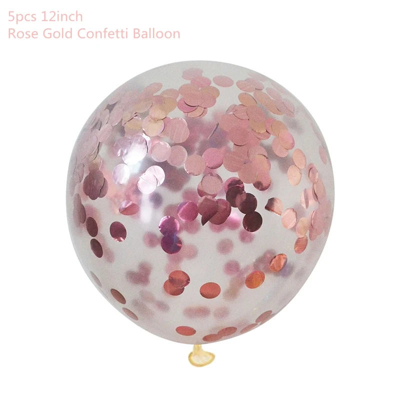 5pc confetti balloon Детский душ мальчик украшения для девочек набор это мальчик это девочка о Детские воздушные шары пол раскрыть Дети День Рождения Вечеринка ребенок душ подарки - Цвет: 5pc confetti balloon