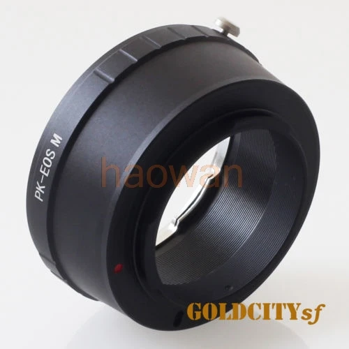 Объектив Pentax PK для EOSM беззеркальное кольцо-адаптер корпуса камеры EOSM/M2/M3/M10 |