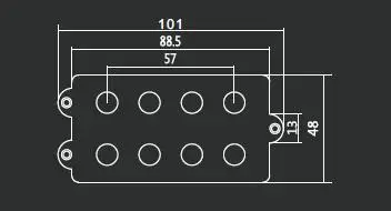 Басовая Гитара Humbucker Pickups керамические басовые пикапы 4 струны | Спорт и