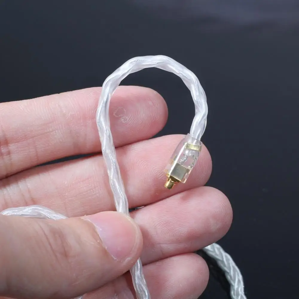 

4.4 To MMCX Balanced Headphone Cable 8-Core Oxygen-free Copper Silver Plating Connector Cord