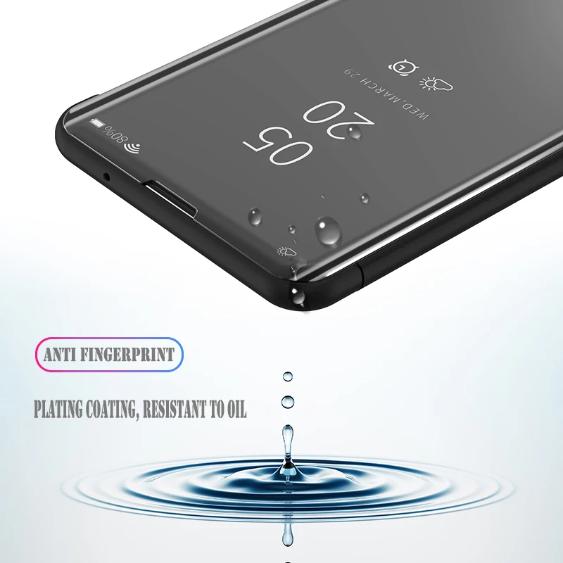 Многофункциональный Прозрачный зеркальный чехол для телефона Xiaomi Redmi 7 Pro с