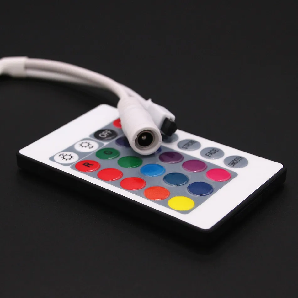 DC 12 V 24Key Мини светодиодный RGB инфракрасный пульт дистанционного управления