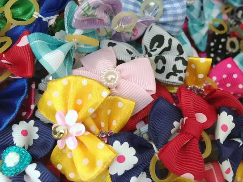 1000 шт./лот оптовая продажа новая собака луки домашние милый подарок для отдыха pet