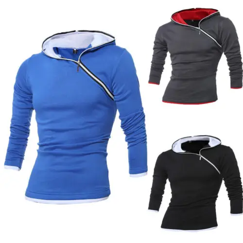 2018 New Autumn Winter Mens Long Sleeve Hoodie Fleeces Fashion Casual | Мужская одежда