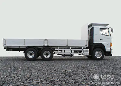 LESU RC HN700 6*4 грузовик с платформой прицеп ковш модель автомобиля мотор DIY Tmy 1/14