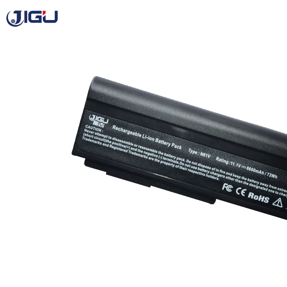 JIGU Аккумулятор для ноутбука ASUS L072051 M50 M50V M50Q M50S M60 M60J N43 N53 X55 X57 X64 G50 G51 G51J G60 L50 VX5 A32