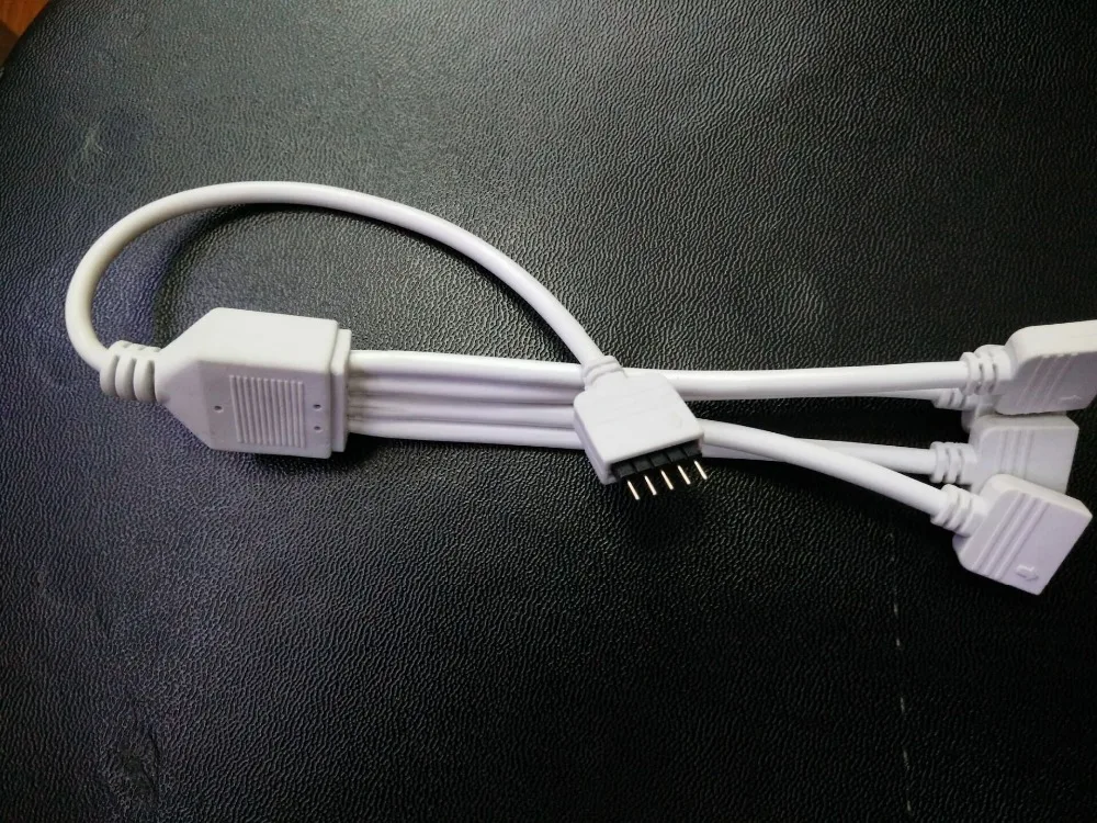5 шт./лот Светодиодная лента для изменения цвета RGBW 5Pin сплиттер 1-4 гнездовой
