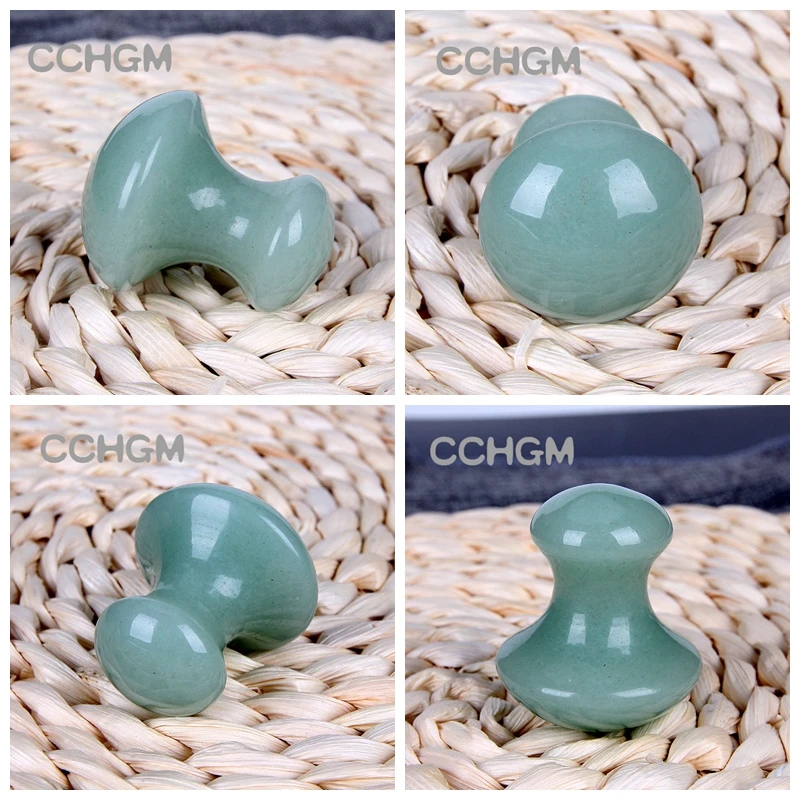 2017 натуральный зеленый авантюрин розовый кварц белый нефрит массажный