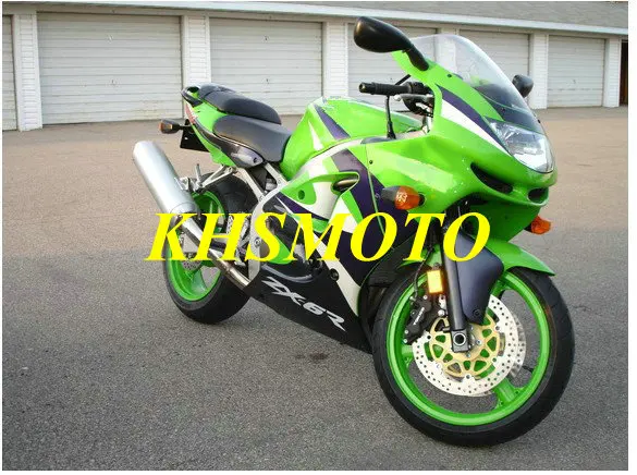 Комплект обтекателей ABS Greenl для KAWASAKI Ninja ZX6R 98 99 ZX 6R 636 1998 1999 комплект мотоцикла + 7