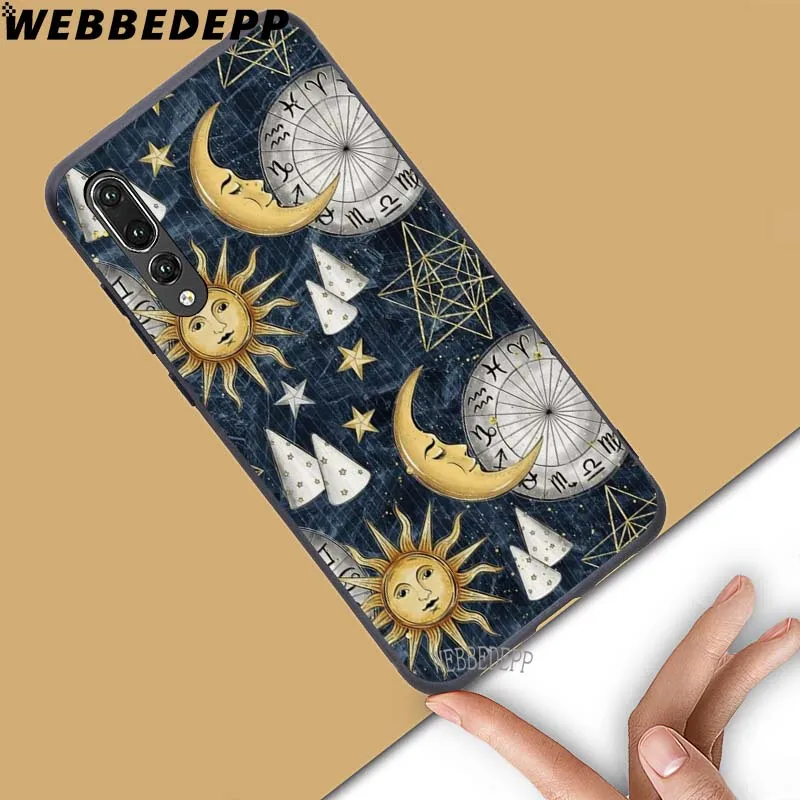 WEBBEDEPP Moon Tarot Divine мягкий чехол для Huawei Honor 6 7A Pro 7C 8C 7X 8X 8 9 10 lite Note | Мобильные телефоны