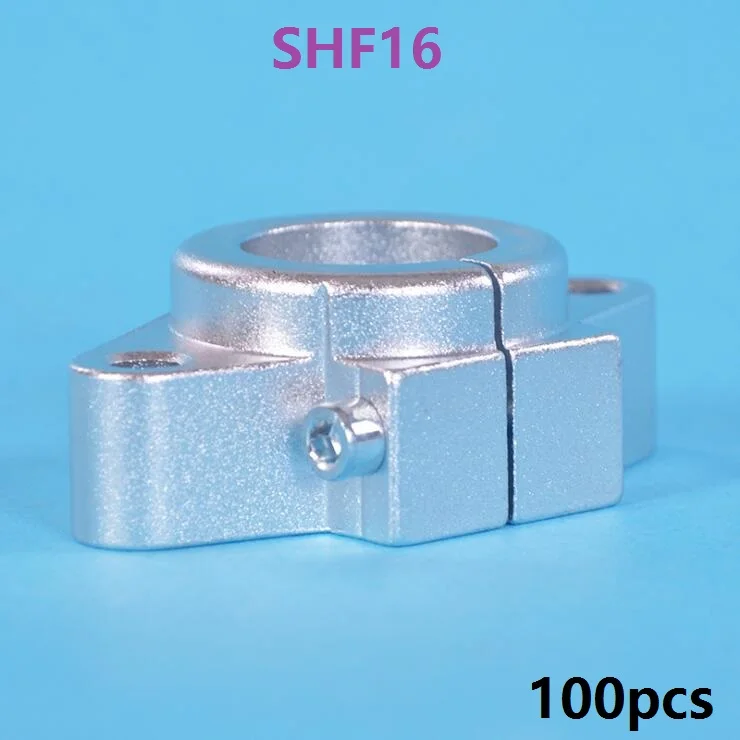 100 шт. SHF16 алюминиевая фреза 16 мм для линейного стержня рельсовый вал поддержка diy