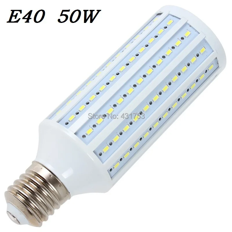 Рекламная цена E40 LED кукурузная лампа 50 Вт 5730 SMD 165 светодиодов Светодиодная