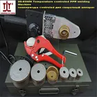 DN 20-63 мм сварочный аппарат с контролем температуры PPR, сварочный аппарат для пластика, сварочный аппарат AC 220 В 800 Вт, сварочный аппарат для пластика с резаком для труб 42 мм