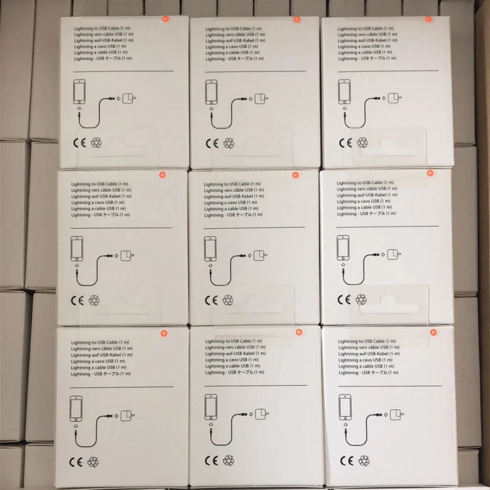 BRENCIG 10 шт./лот USB кабель для Apple iPhone XS MAX X XR 8 7 6 6S Plus Зарядка Lightning Кабель зарядное
