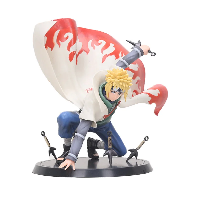 Новая фигурка Наруто Uzumaki Gals Hyuuga Hinata Jiraiya Haruno Tsunade ПВХ Фигурки Коллекционная модель куклы - Цвет: minato opp