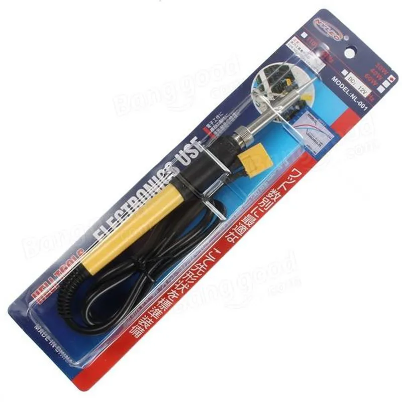 ALLSOME 12V 30W 23MM ручной паяльник низкого напряжения с штепсельной вилкой XT60 для