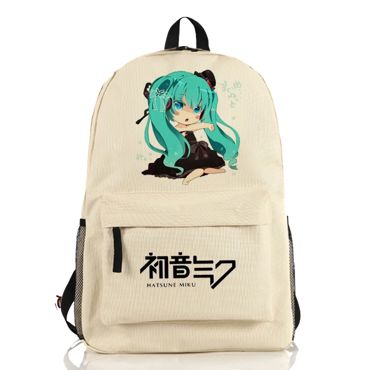 Аниме Vocaloid Hatsune Miku рюкзак для девочек сумки на плечо студенческие рюкзаки с