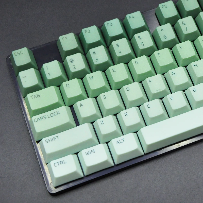 Натуральный keycap pbt красящая лента для возгонки механическая клавиатура колпачка.