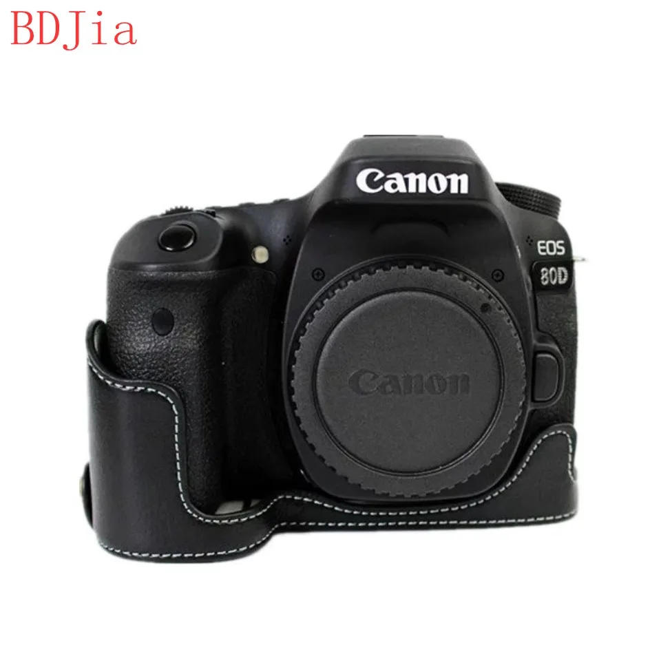 Основа корпуса для половины камеры из натуральной яловой кожи Canon 90D 80D 70D 60D (любой