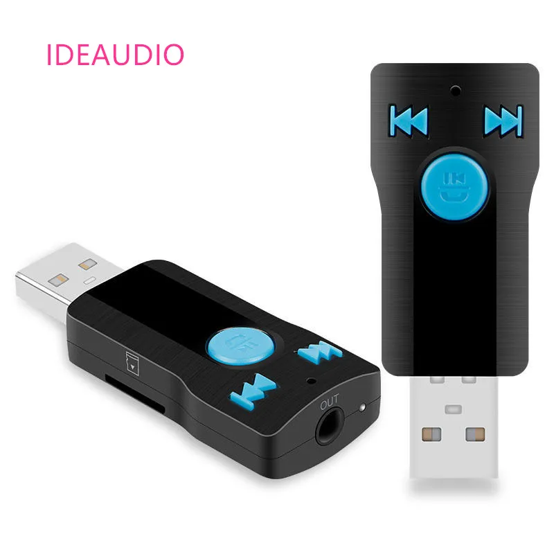 IDEAUDIO A2DP комплект беспроводной связи Bluetooth для автомобиля AUX аудио USB приемник