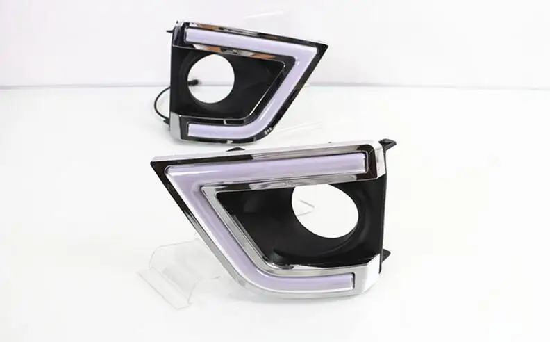 DRL для Toyota Corolla 2014 2015 2016 реле поворота 12 в светодиодный ные дневные ходовые огни