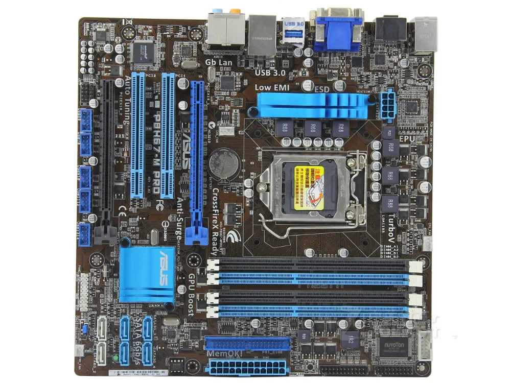 Оригинальная материнская плата ASUS P8H67 M PRO DDR3 LGA1155 модель Intel H67 настольная