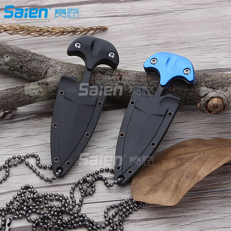 

2022 Portable tools necklace EDC Backpack buckle molle System Gear Blade Mini Survival tools free shiping